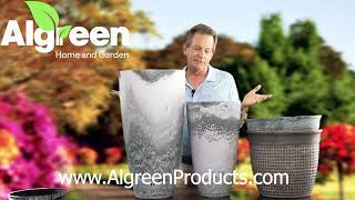 Algreen Mosaic 16x14"H Planter Pots