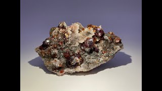 Gem Sphalerite on Quartz Mineral Specimen, Rocks and Crystals from China