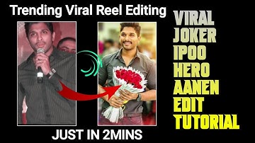 Allu Arjun new Instagram Reel Editing |  #heroanareelsediting | instagram reels viral video editing