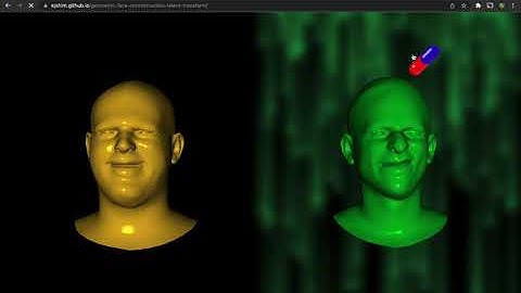 Geometric Deep Learning Face Reconstruction : on-device Live Web Demo