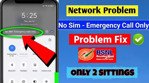 bsnl sim emergency calls only problem | how to solve emergency calls only bsnl sim card problem