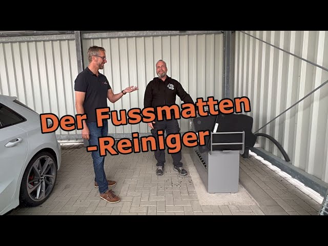 Der Auto-Fussmatten-Reiniger im PREMIUM CARWASH von Roth bei Kastellaun