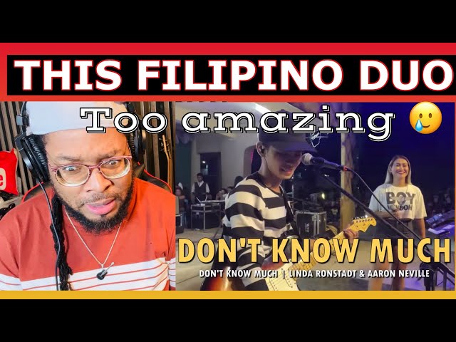 AMAZING FILIPINO DUO Don't Know Much (Sweetnotes Live) REACTION class=