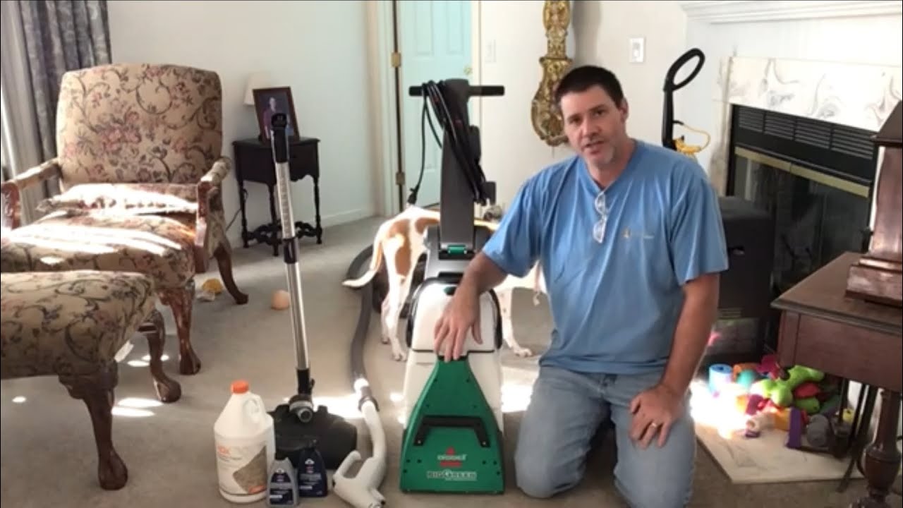 Bissell Big Green carpet cleaner YouTube