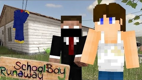 СБЕГАЮ ОТ ЗЛЫХ РОДИТЕЛЕЙ В SCHOOLBOY RUNAWAY В МАЙНКРАФТ!