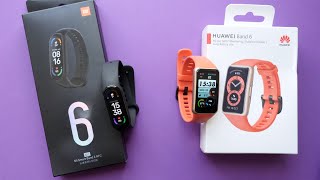 Обзор Xiaomi Mi Band 6 NFC vs Huawei Band 6