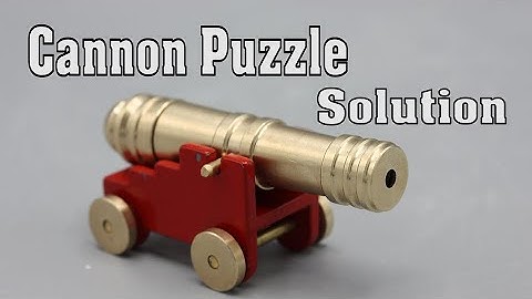 Puzzle that Will Blow You Away! Cannon Puzzle!