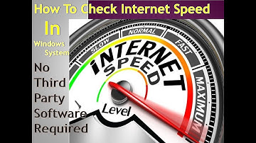 How to check internet speed in windows 10 /8 /7 | Net Speed Monitor Without Using Software | Hindi