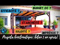 Pergola bioclimatique - 1 AN APRÈS : PROBLÈMES, BUDGET ET BILAN