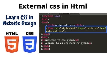 2.3 External CSS in html with example | CSS Type | Website designing | CSS Tutorials