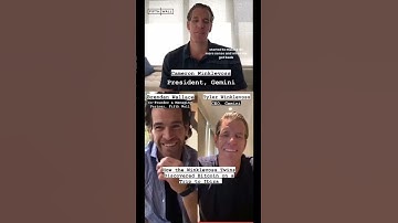How the Winklevoss Twins Discovered Bitcoin on a Trip to Ibiza #Shorts