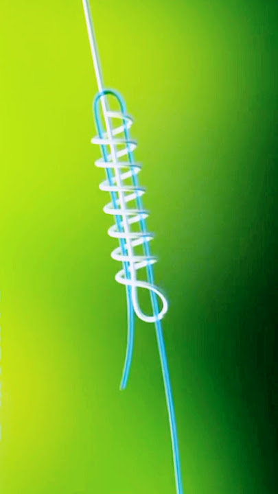 Fishing knot for leader to main line | Albright knot #shorts