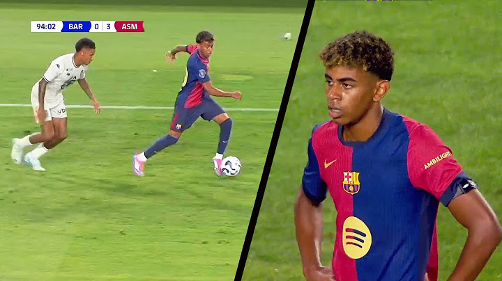 Lamine Yamal vs Monaco (12/08/2024) - JOAN GAMPER TROPHY FINAL