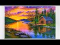 Quiet Lakeside Cabin | Immersive Acrylic Process