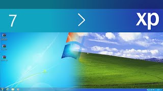 Windows 7 transformado a Windows XP