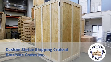 Custom Statue Shipping Crate for @afafoundry at Precision Crates Inc. #handmade #custommade #art