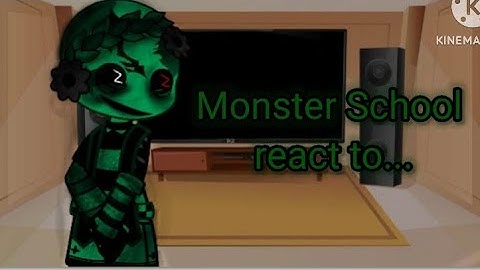 Monster School react to Creeper Rap