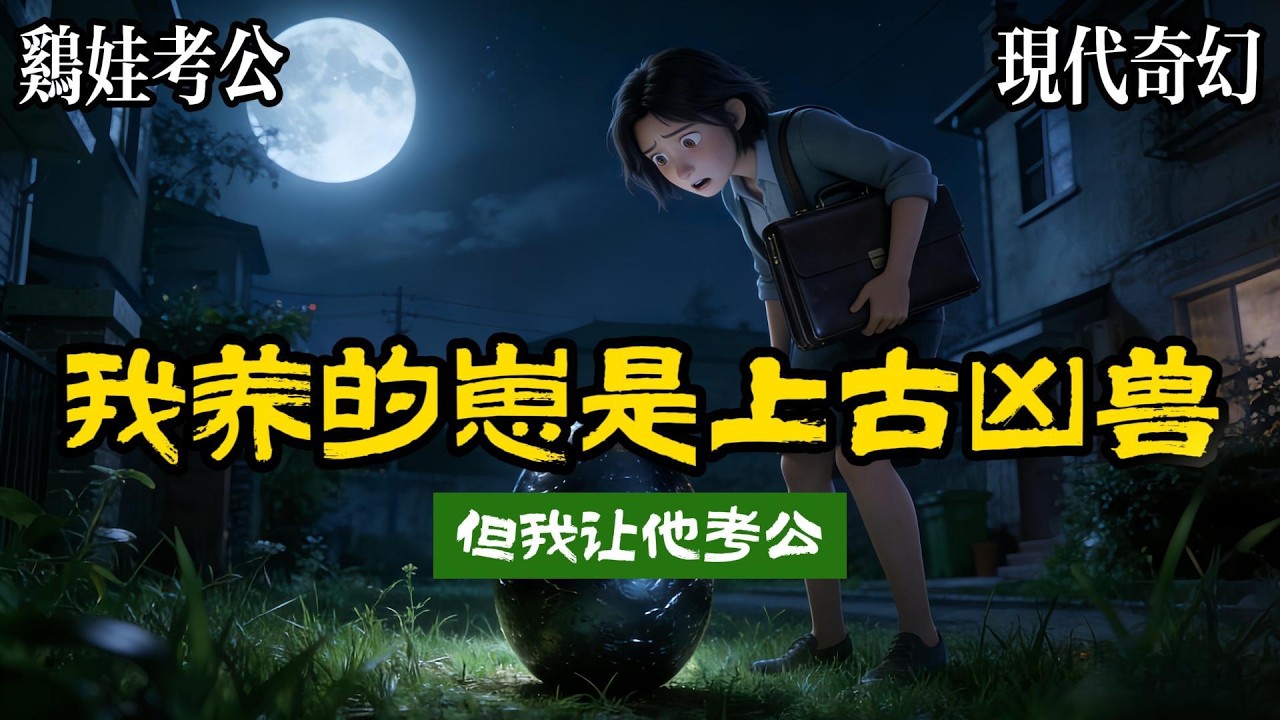 【搞笑的甜寵爽文】我撿到了一個蛋，孵出來一個能變成人形的黑毛小糰子，小糰子很可愛，就是有點費嘴，媽媽，我想吃那個發光的東西，他指着天上的月亮，不行，那個不能吃，媽媽，我想吃那個會跑的鐵盒子。