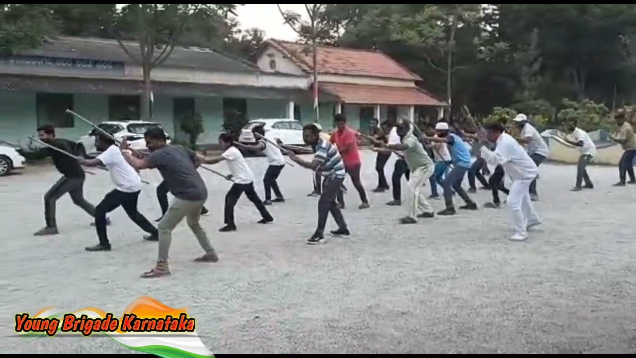 Training Camp by Young Brigade Congress Sevadal Karnataka