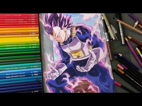 Speed Line Art Vegeta Hakaishin [Dragon Ball Super] 