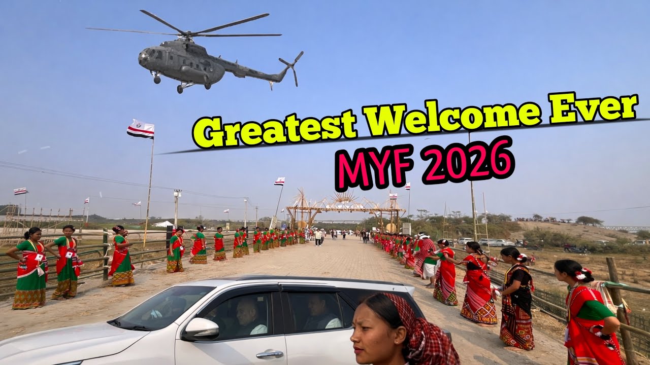 Home Minister Amit Shah আৰু CM Himanta Biswa Sharma ক উষ্ম আদৰণি Mising Youth Festival 2026