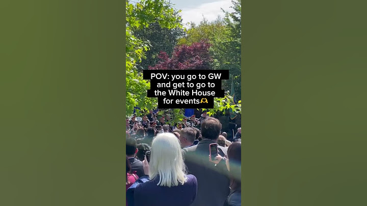 When the White House just invites you over.
