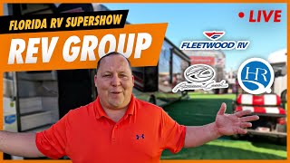 🔴 LIVE at REV GROUP Florida RV SuperShow (American Coach, Fleetwood, Holiday Rambler)