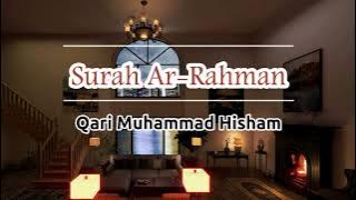 Relaxing recitation of Surah Ar-Rahman by Muhammad Hisham, rain sound (LOFI), for sleep.