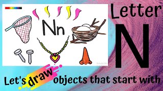 Let's draw objects that start with Letter N