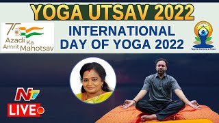 YOGA UTSAV 2022 Countdown Live | 25 Days To International Day Of Yoga 2022 | LB Stadium l Ntv Live