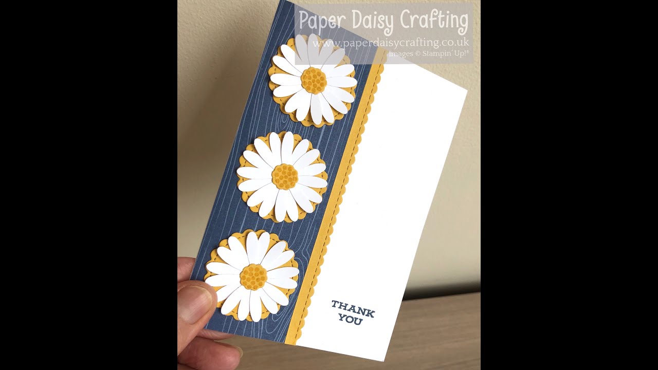 Customer Thank You cards with the Daisy Punch - YouTube