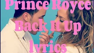 Prince Royce - Back It Up (Jennifer Lopez, Pitbull) + lyrics