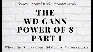 THE GANN POWER OF 8   Where the Stocks Consolidating post Corona Crisis   PART1