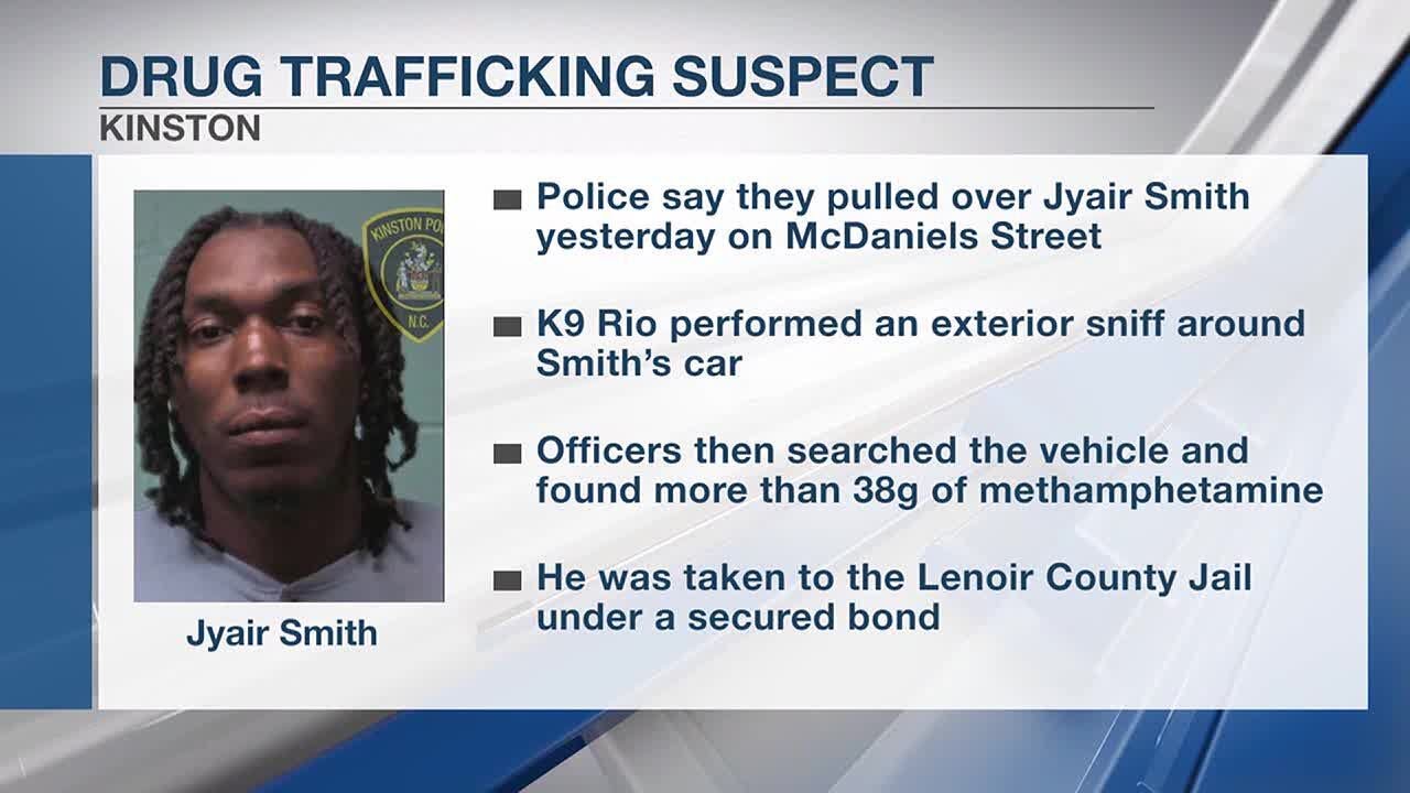 11AM: Man busted for drug trafficking during Kinston traffic stop - YouTube