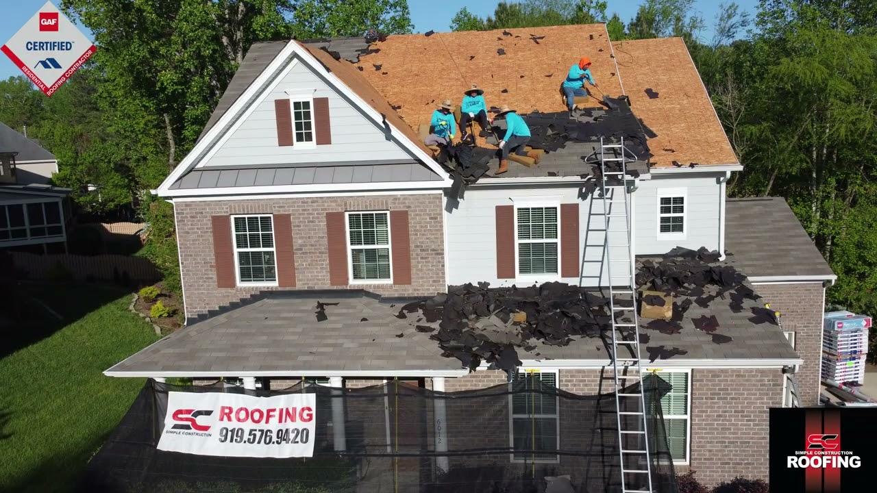 Amazing Roof Transformation at Lockhurst St. Wake Forest, NC 27587