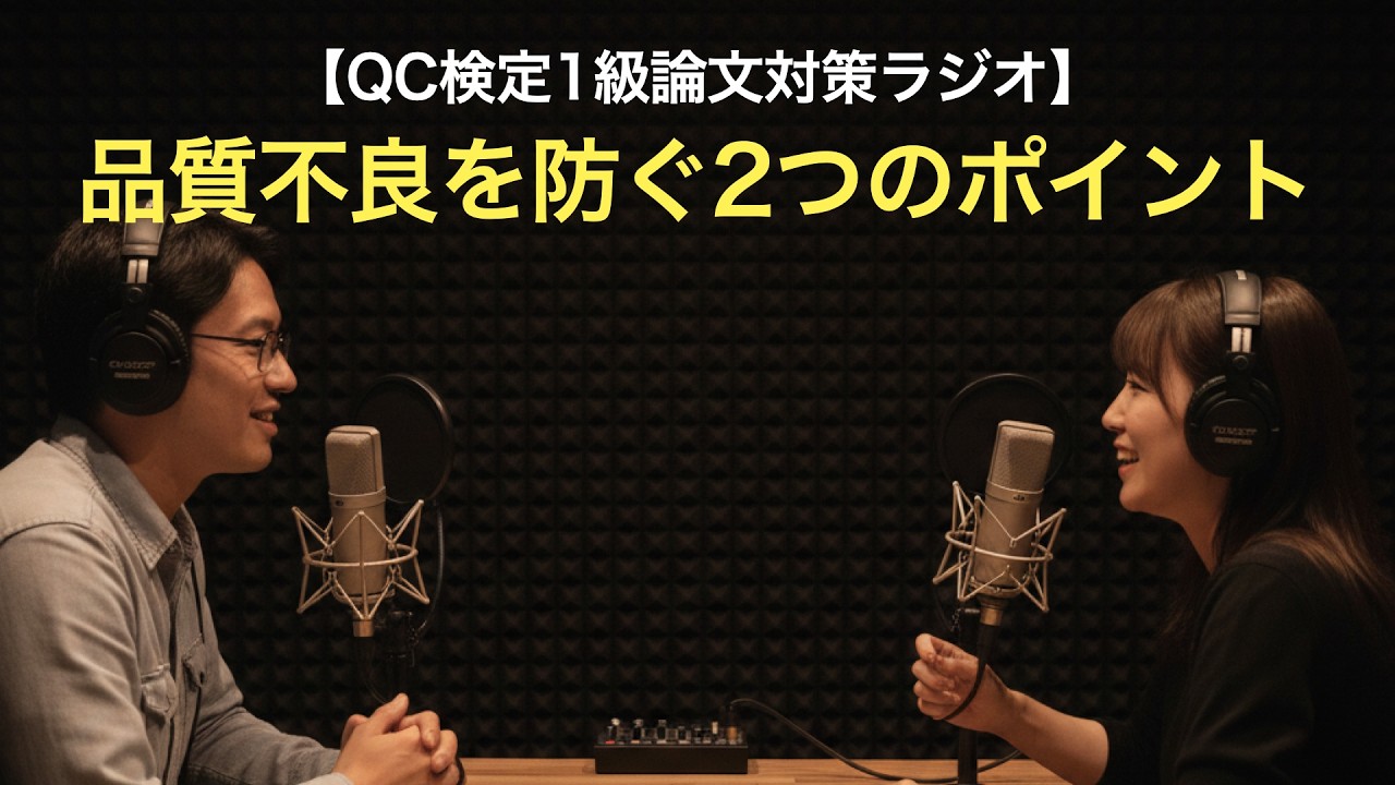 【QC検定1級論文対策】トヨタ式「品質不良を防ぐ2つのポイント」