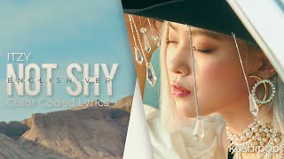 ITZY (있지) 'Not Shy - English Version' Color Coded Lyrics [ENG/PT-BR]