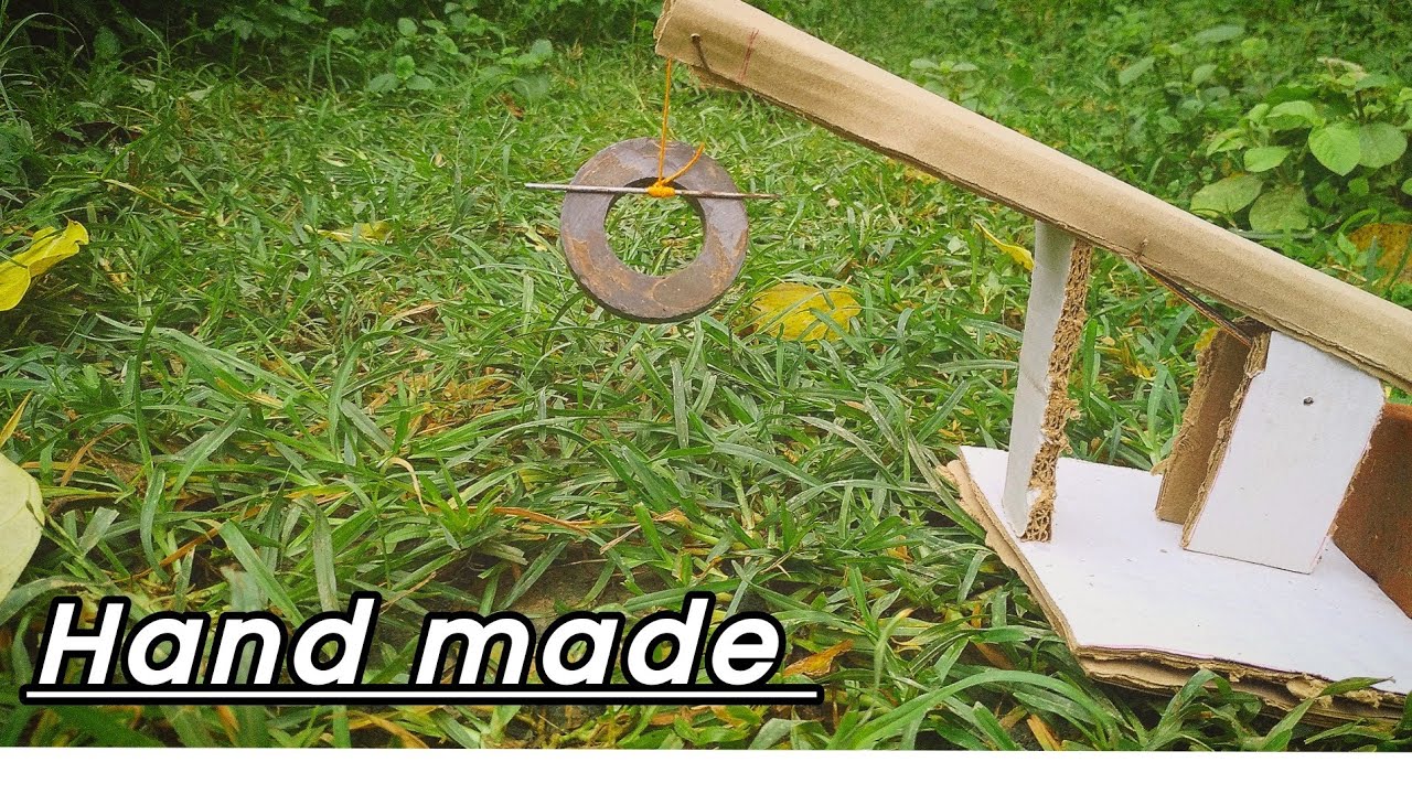 How to make magnetic crane with cardboard // #exprimentscience#exprimentlab#video