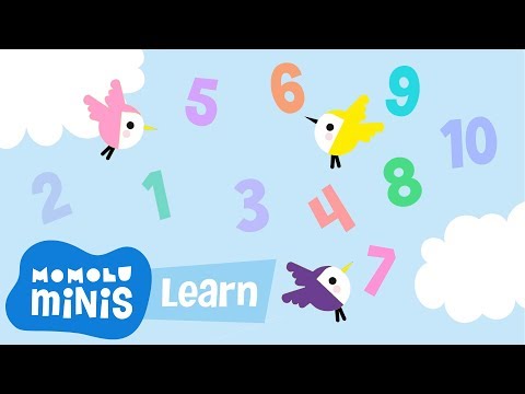 MOMOLU MINIS - Let's Count 🔢 | Learn Numbers - Cartoon for Kids