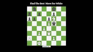 find The Best Move For White 🤔💎🧩 #chess #rook #chess #chessstrategies #checkmate