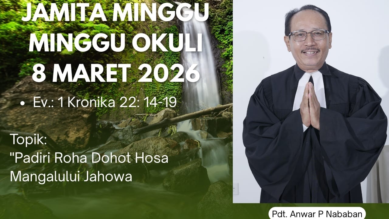 JAMITA MINGGU OKULI | MINGGU, 08 MARET 2026