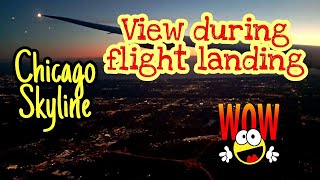 Air India Flight (AI 127) landing at Chicago ORD Airport | Early morning View |