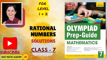 Class 7 Maths - Rational Numbers I 50 questions | MTG Olympiad Prep-Guide Solutions