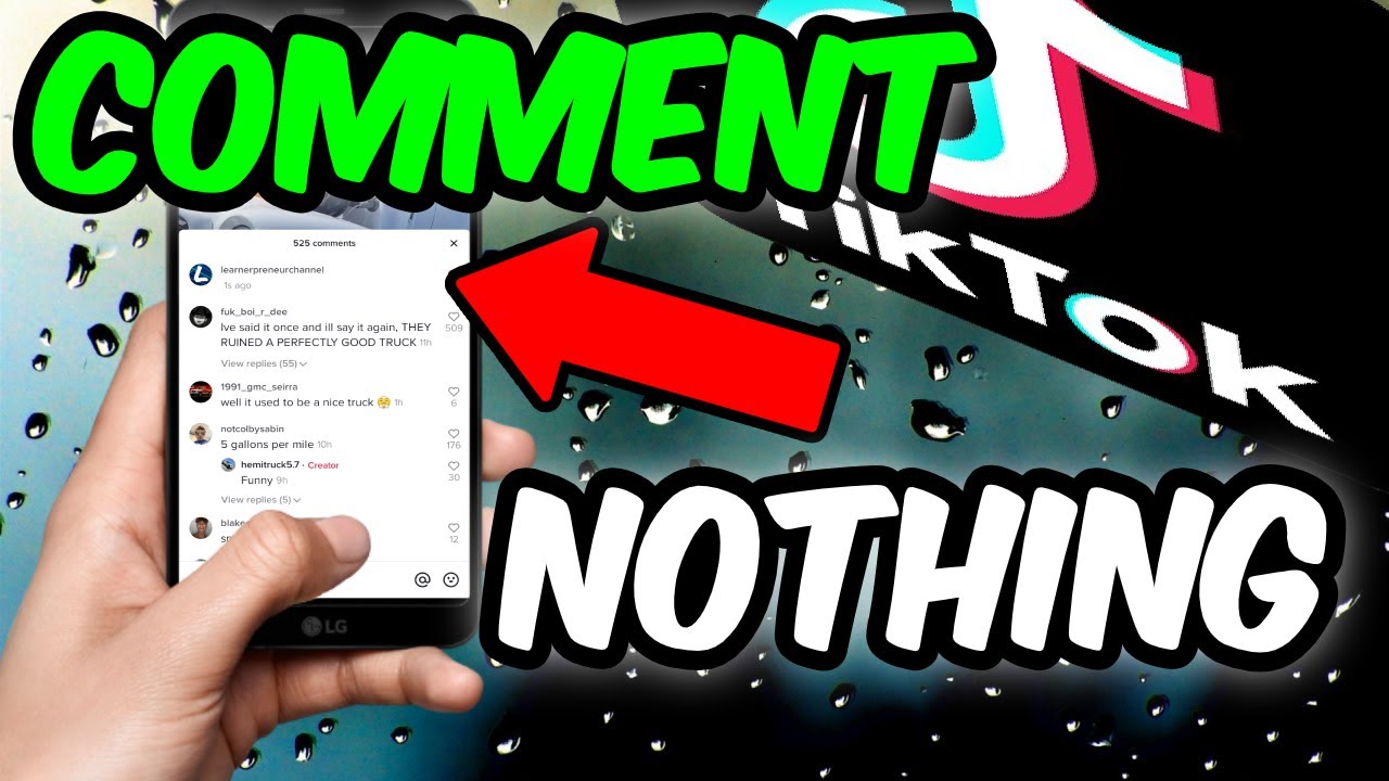 How to Leave a Blank Comment on TikTok (on Android) - YouTube