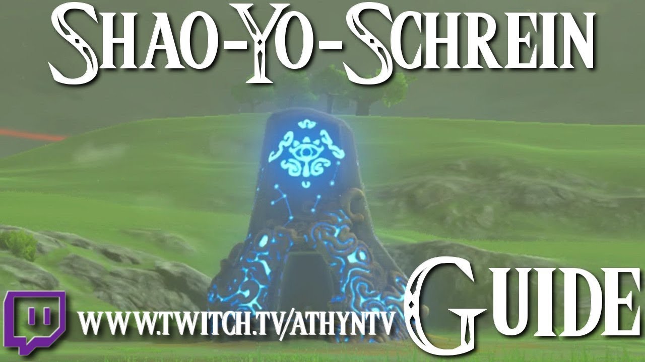 Zelda Breath Of The Wild Shao Yo Schrein Shao-Yo-Schrein Guide - ZELDA: BREATH OF THE WILD - YouTube