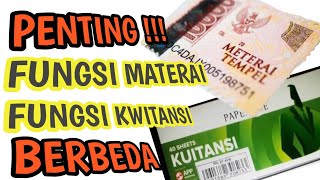 Kwitansi Tanpa Materai apakah sah