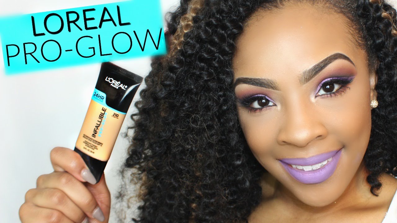 NEW LOREAL PRO-GLOW FOUNDATION REVIEW | DRUGSTORE FOUNDATION