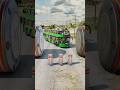 Long City Buses & Wood Truck vs Hydraulic Bollards Crash - BeamNG.Drive #shorts #beamngdrive #bus
