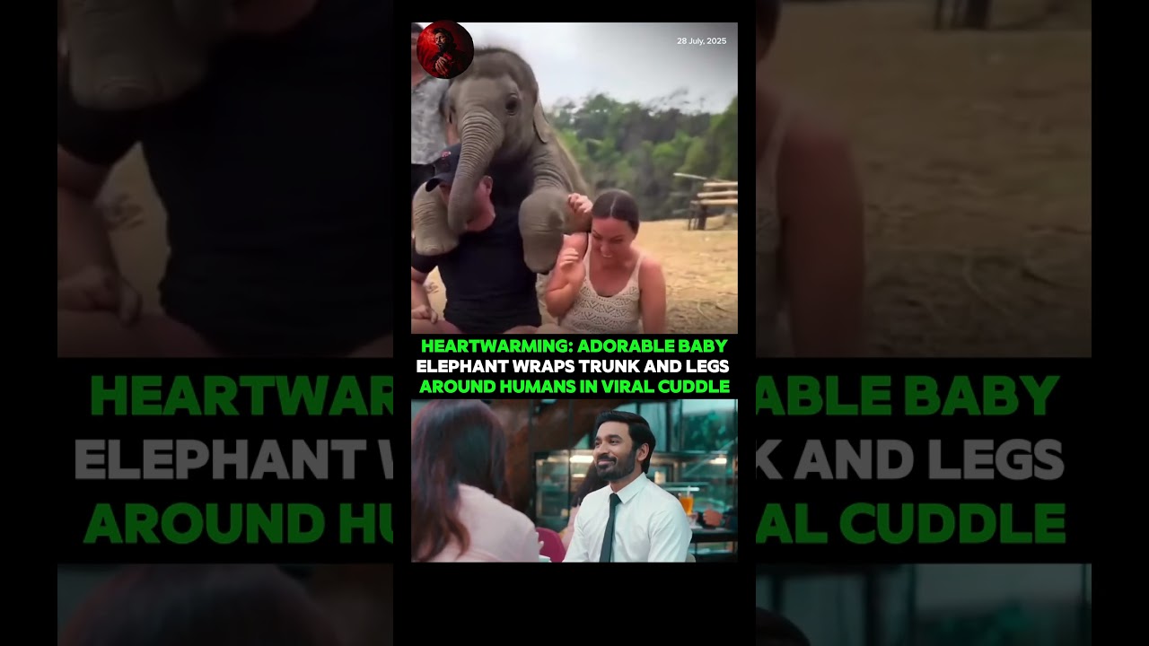 🐘 Baby Elephant’s Hug Melts Millions ❤️ 