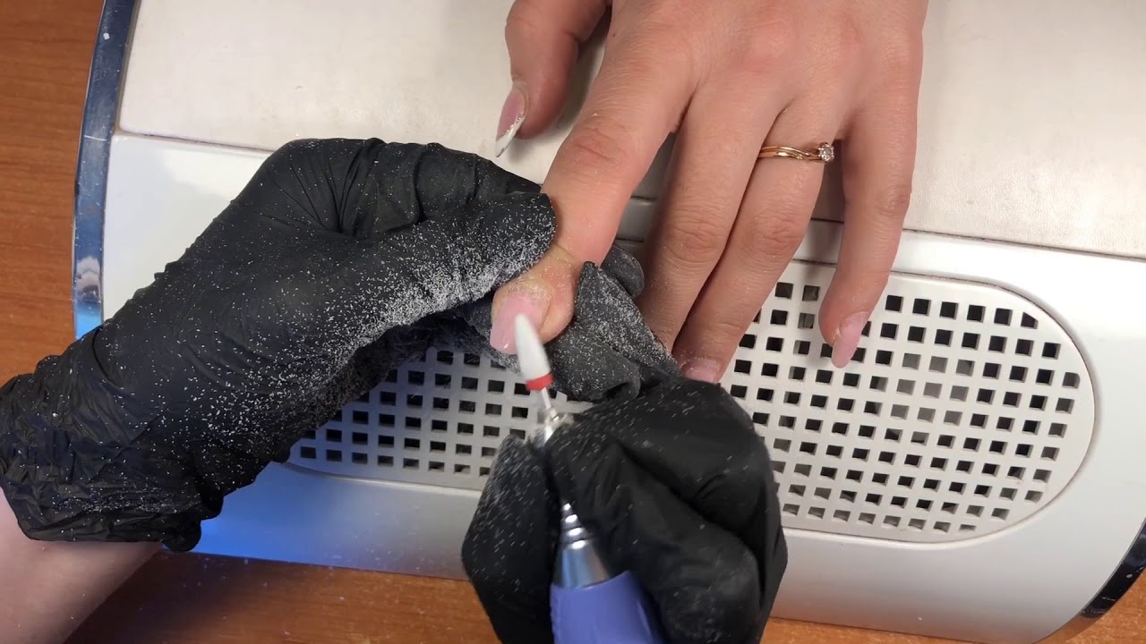 Geliniu nagu korekcija / manikiuras / корекция гелевых ногтеи